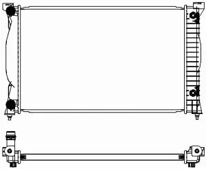 Radiator, engine cooling (3061-1005)