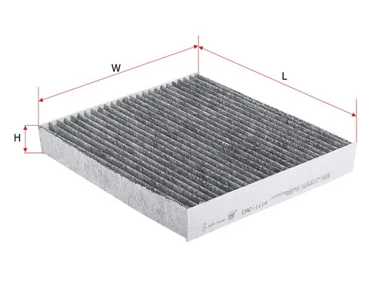 Filter, cabin air (CAC-1114)