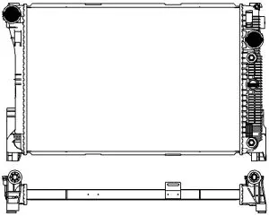 Radiator, engine cooling (3311-8503)