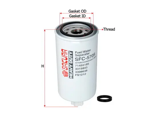 Water Trap, fuel system (SFC-5705)