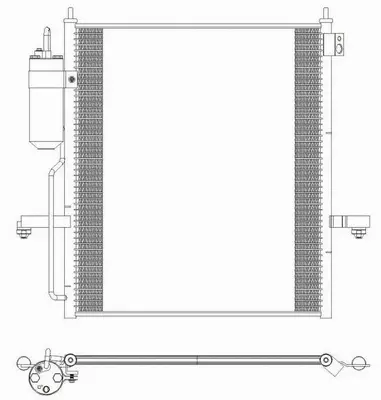 Condenser, air conditioning (5321-9803)
