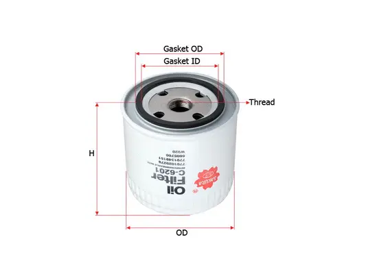 Oil Filter (C-6201)