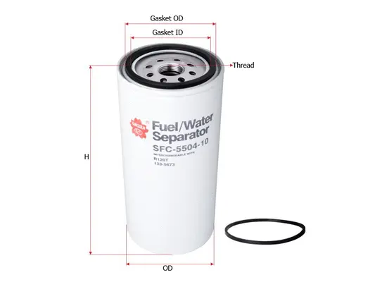 Water Trap, fuel system (SFC-5504-10)