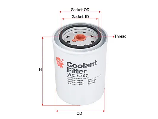 Coolant Filter (WC-5707)