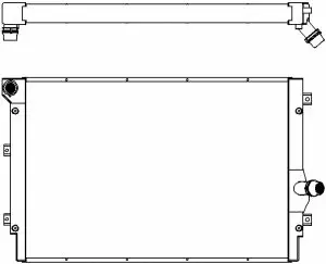 Radiator, engine cooling (4062-1001)