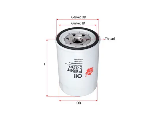 Oil Filter (C-2702)