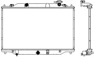Radiator, engine cooling (3301-8508)