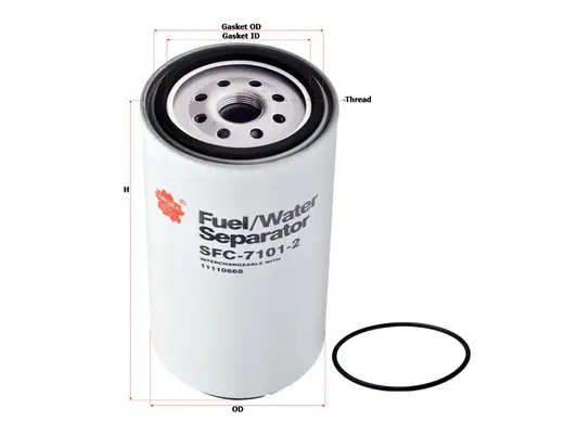 Water Trap, fuel system (SFC-7101-2)