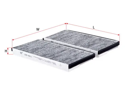Filter, cabin air (CAC-6511)