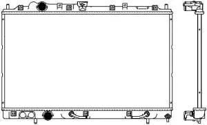 Radiator, engine cooling (3321-1028)