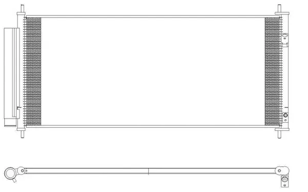 Condenser, air conditioning (5211-9814)
