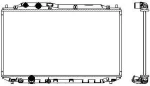 Radiator, engine cooling (3211-8505)