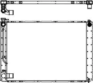 Radiator, engine cooling (4461-1018)