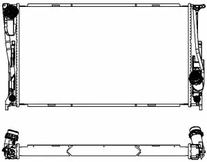 Radiator, engine cooling (3011-8502)