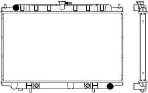 Radiator, engine cooling (3341-1001)