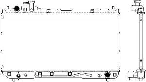 Radiator, engine cooling (3461-1009)