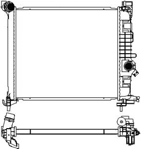 Radiator, engine cooling (3351-8501)