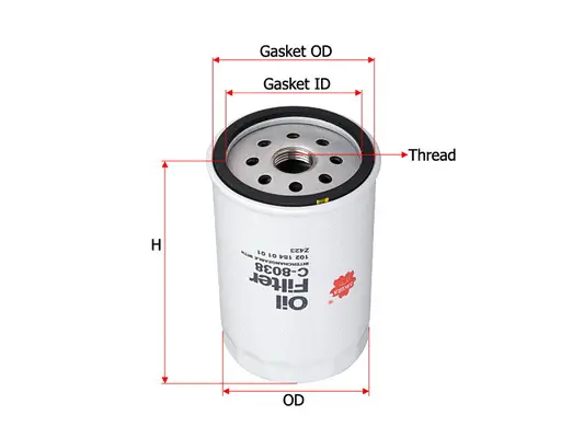 Oil Filter (C-8038)