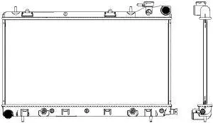 Radiator, engine cooling (3421-1008)
