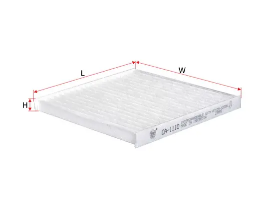 Filter, cabin air (CA-1110)