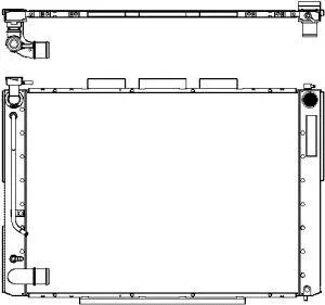 Radiator, engine cooling (4271-1001)