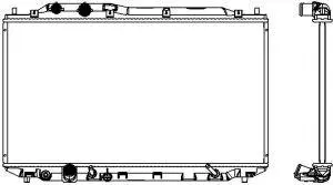 Radiator, engine cooling (3211-8506)