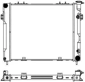 Radiator, engine cooling (3231-1010)