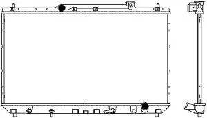 Radiator, engine cooling (3461-1003)