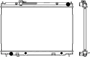 Radiator, engine cooling (3251-1021)