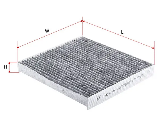Filter, cabin air (CAC-1705)