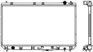Radiator, engine cooling (3461-1004)
