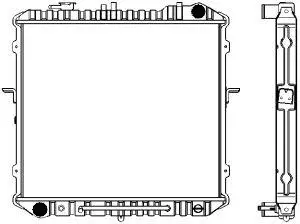Radiator, engine cooling (1451-0203)