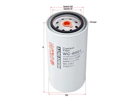 Coolant Filter (WC-6901)