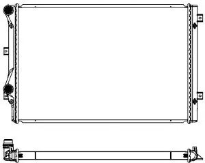 Radiator, engine cooling (3471-8501)
