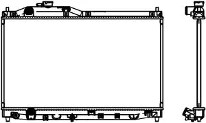 Radiator, engine cooling (3211-1043)