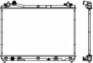 Radiator, engine cooling (3431-8501)
