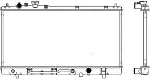 Radiator, engine cooling (3301-1021)