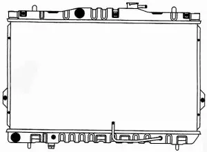 Radiator, engine cooling (1220-0110)