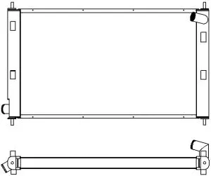 Radiator, engine cooling (4322-1006)