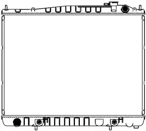 Radiator, engine cooling (3251-1003)
