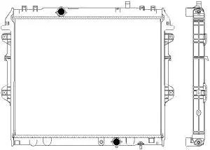 Radiator, engine cooling (3461-1055)