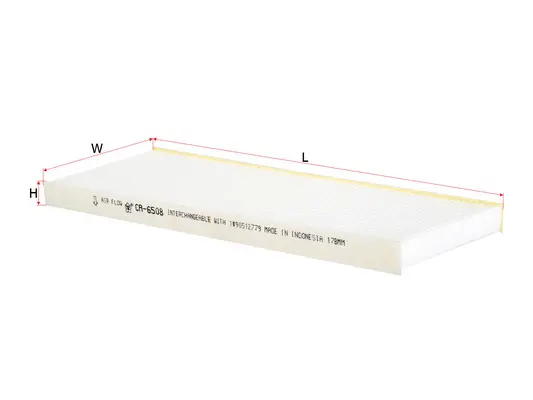 Filter, cabin air (CA-6508)