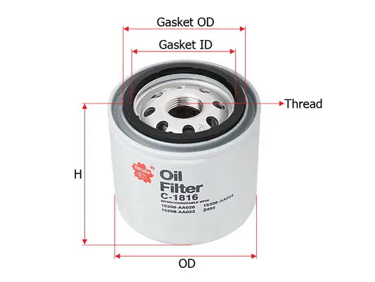 Oil Filter (C-1816)