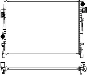 Radiator, engine cooling (3131-8504)