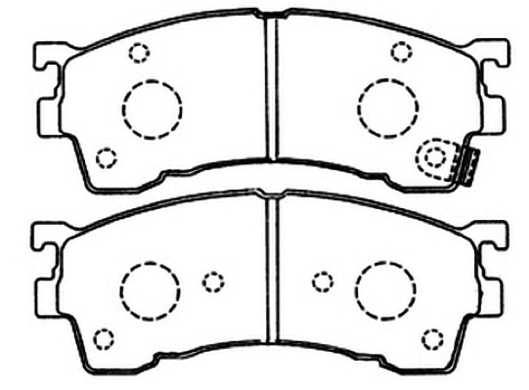 Brake Pad Set, disc brake (AKD-1188)