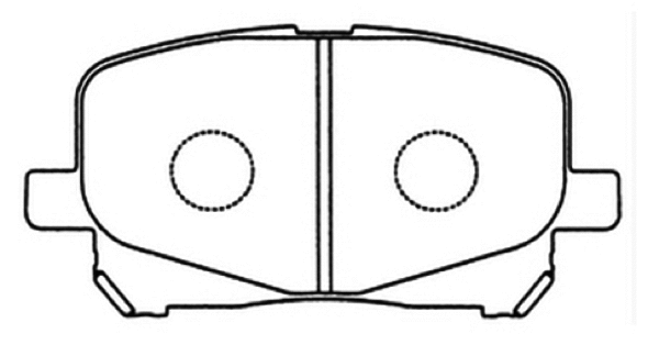 Brake Pad Set, disc brake (AKD-1448)