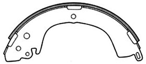 Brake Shoe Set (AKS-6718)
