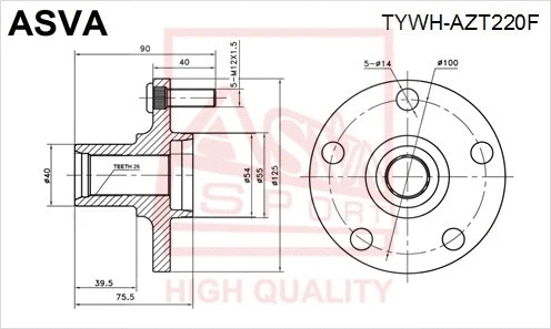 Wheel Hub (TYWH-AZT220F)