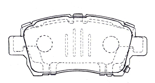Brake Pad Set, disc brake (AKD-0509)