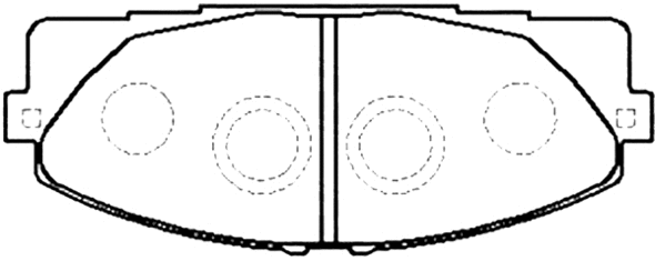 Brake Pad Set, disc brake (AKD-26420)